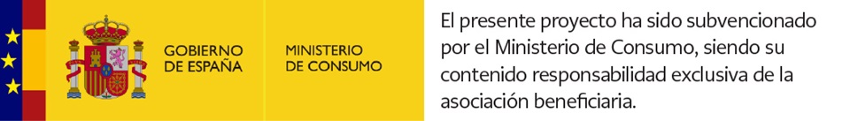 Proyecto apoyado por el Ministerio de Consumo
